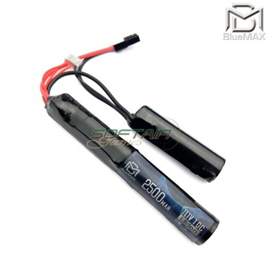 Batteria Li-ion Connettore Mini Tamiya 11.1v X 2500mah 10c CQB Type Bluemax-power® (bmp-11.1x2500-cqb)