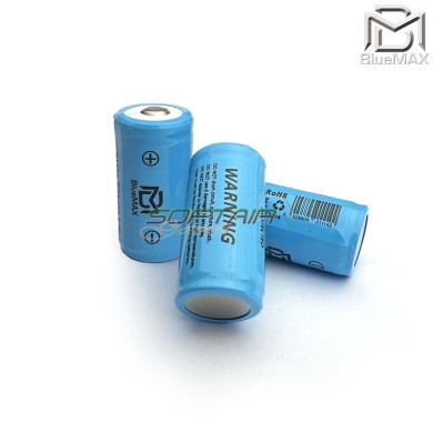 RECHARGEABLE battery RCR123A 3.7v 700mAh 16340 Bluemax-power® (bmp-rcr123a)