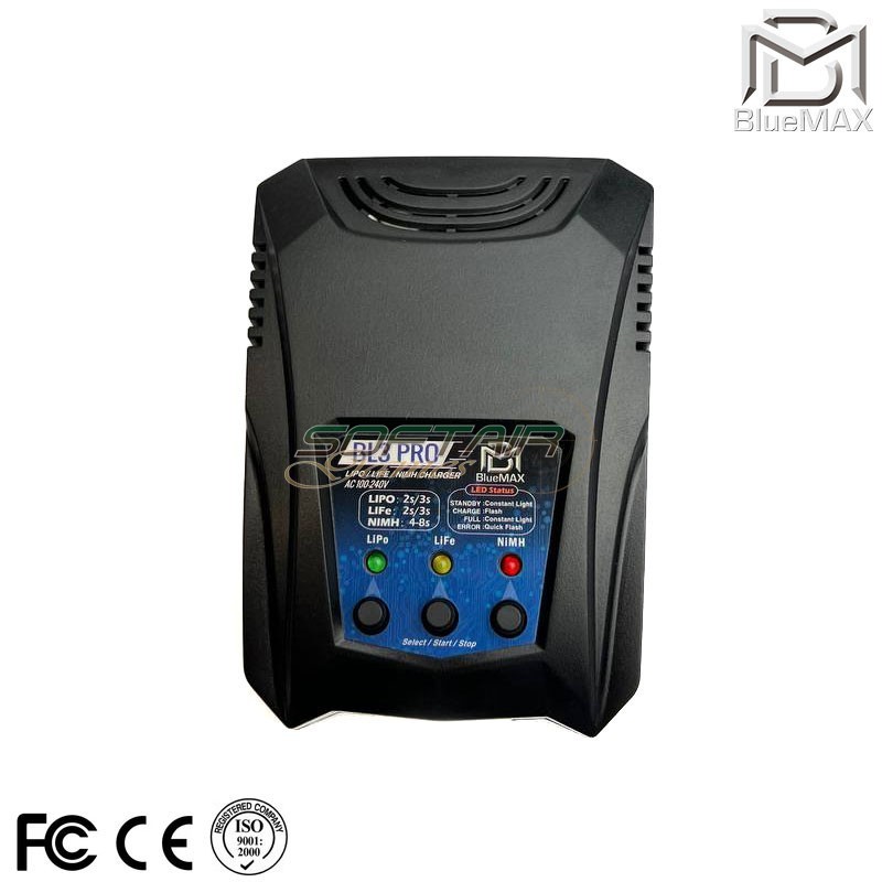 Carica Batterie LiPo / LiFe / NiMH / NiCd BL3 PRO Compact Bluemax-power® (bmp-bl3-pro)
