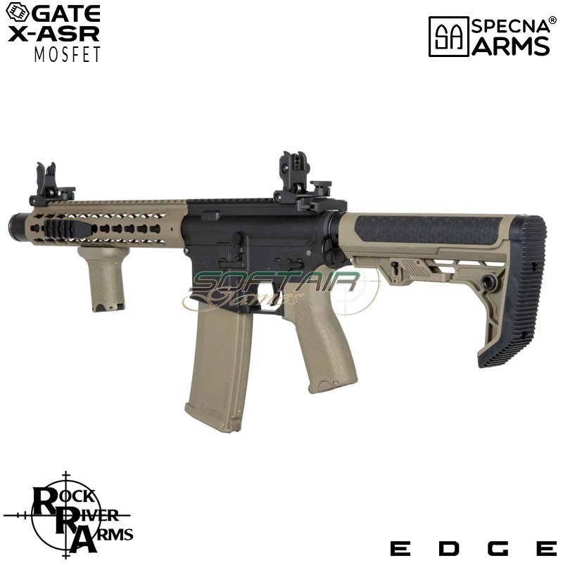 Fucile elettrico SA-E07 RRA M4 Noveske keymod carbine Edge™ HALF TAN Specna Arms® (spe-01-033908)
