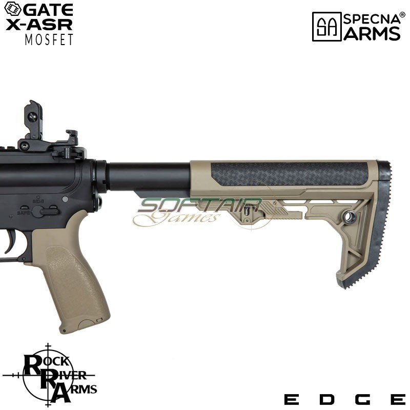 Electric rifle SA-E07 RRA M4 Noveske keymod carbine Edge™ HALF TAN Specna Arms® (spe-01-033908)