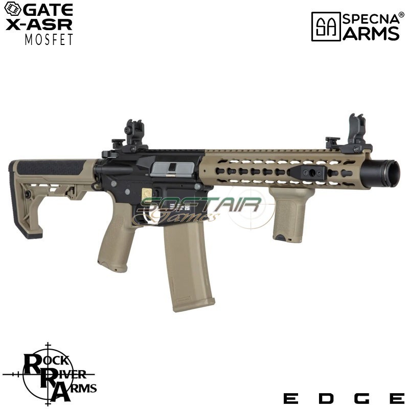 Fucile elettrico SA-E07 RRA M4 Noveske keymod carbine Edge™ HALF TAN Specna Arms® (spe-01-033908)
