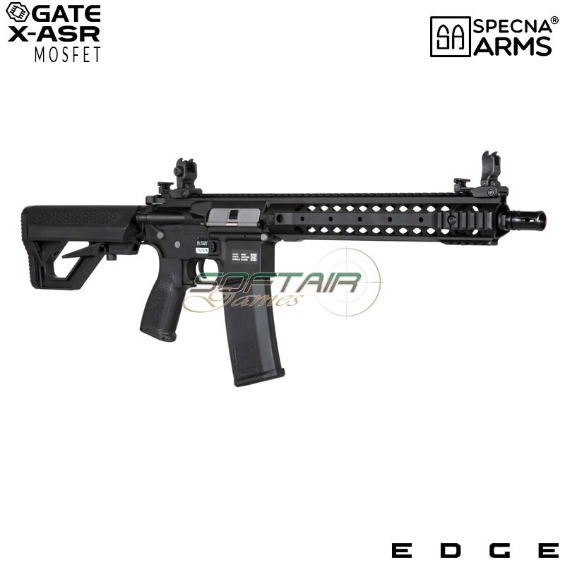 Fucile Elettrico SA-E06-H Edge™ M4 Carbine BLACK Heavy Ops Stock Specna Arms® (spe-01-033905)