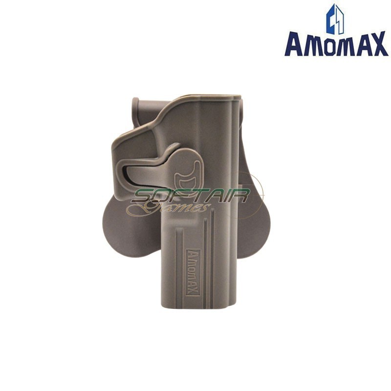 Fondina rigida G2 FDE per pistola Glock 17 Amomax (am-g17g2-fde)