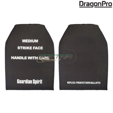 Set 2 piastre morbide dummy BLACK DragonPro (dra449001-bk)