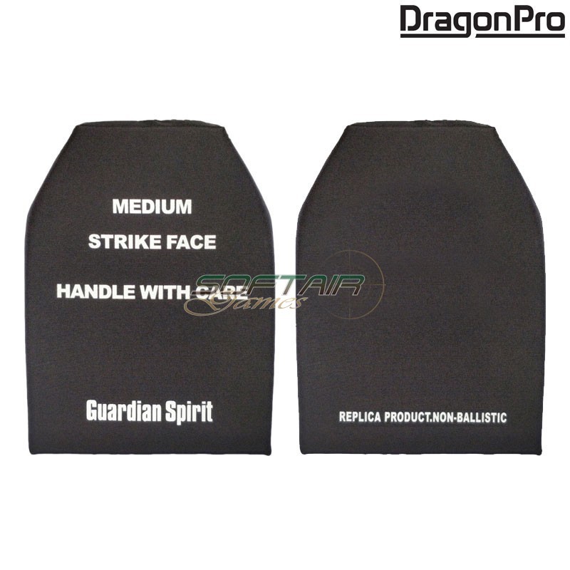 Set 2 piastre morbide dummy BLACK DragonPro (dra449001-bk)