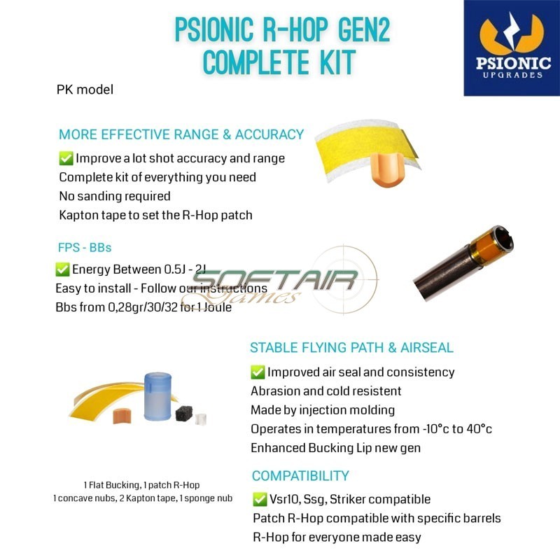 Kit VSR R-Hop All-in GEN2 Psionic (PK-09-LLX-V2)