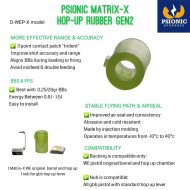 Rubber Hop-Up Matrix-X Gen2 for pistols WE / Army Armament Psionic (D-WEP-X)