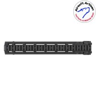 Mk18 DD Style 12.5" Rail system LC BLACK per AEG / GBB / PTW Airsoft Artisan (aa-ras-20-bk)