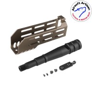 Handguard kit 6" LC DARK EARTH per Sig MCX Airsoft Artisan (aa-mcx-05-de)