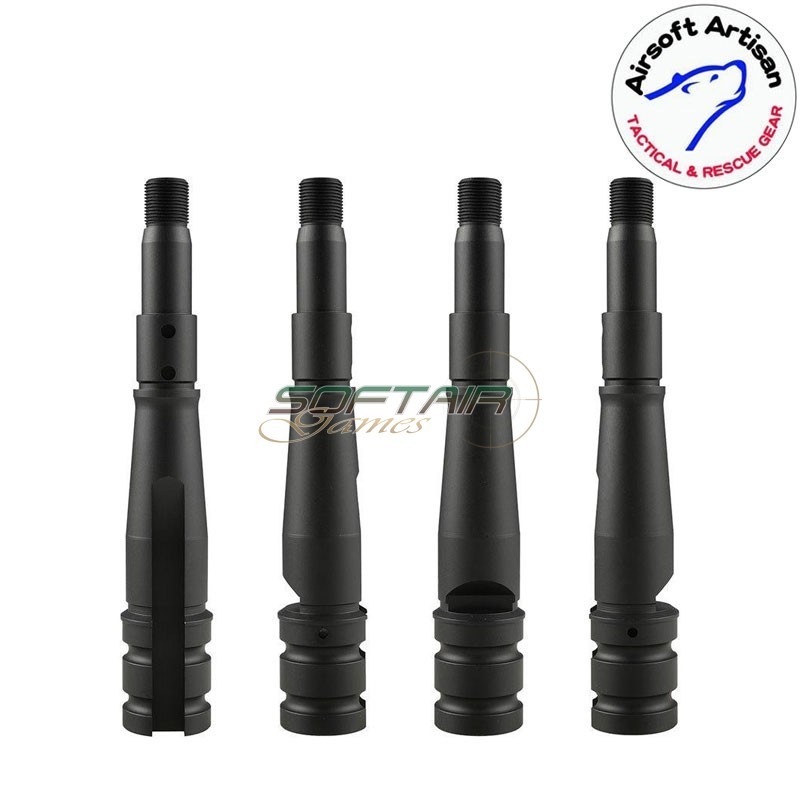 SUR300 Handguard set 10" Virtus LC BLACK per Sig MCX Airsoft Artisan (aa-mcx-06-bk)