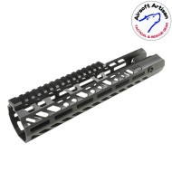 SUR300 Handguard set 12" Virtus LC BLACK per Sig MCX Airsoft Artisan (aa-mcx-08-bk)