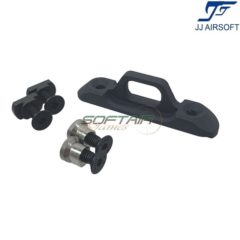 Anello cinghia HK Style NERO LC/Keymod JJ Airsoft (ja-2979-bk)