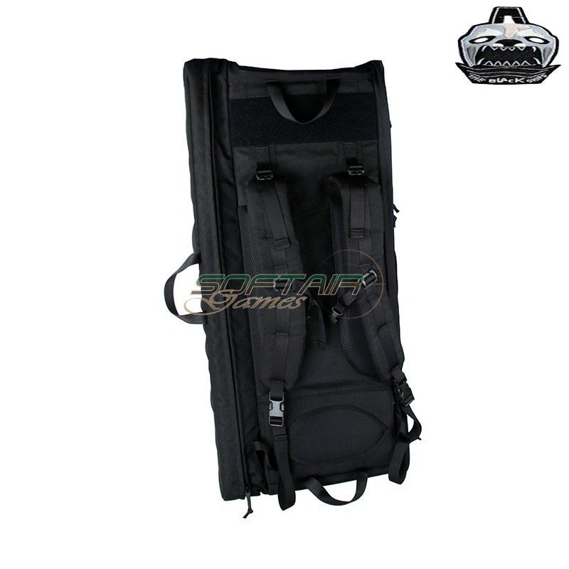 Multipurpose suitcase 93cm BLACK transport as a backpack TheBlackShips (tbs-mc93-bk)
