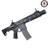 Fucile Elettrico Aeg FULL METAL SBR8 7" Suppressor GRIGIO Emg Seekins Precision G&G (gg-sbr8g-7)