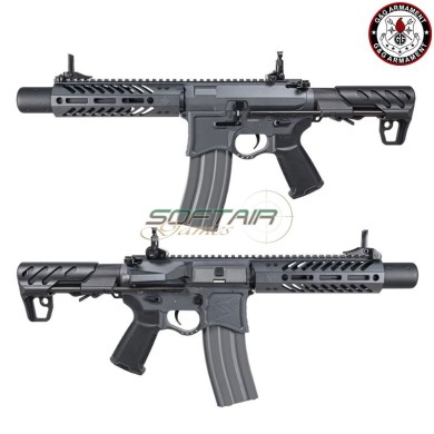 Aeg Electric Rifle FULL METAL SBR8 7" Suppressor GREY Emg Seekins Precision G&G (gg-sbr8g-7)