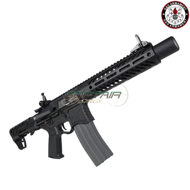 Aeg Electric Rifle FULL METAL SBR8 9" Suppressor NERO Emg Seekins Precision G&G (gg-sbr8-9)