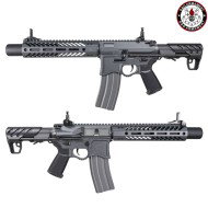 Aeg Electric Rifle FULL METAL SBR8 9" Suppressor GREY Emg Seekins Precision G&G (gg-sbr8g-9)