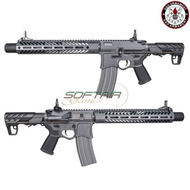 Aeg Electric Rifle FULL METAL SBR8 12" Suppressor GREY Emg Seekins Precision G&G (gg-sbr8g-12)
