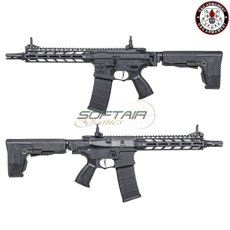 Fucile Elettrico Aeg CM16 SRF 9" NERO G&G (gg-cm16-srf9)