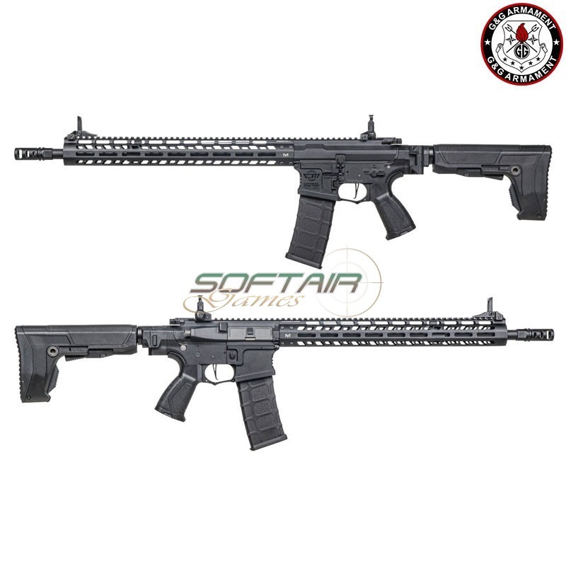 Aeg Electric Rifle CM16 SRF 16" NERO G&G (gg-cm16-srf16)