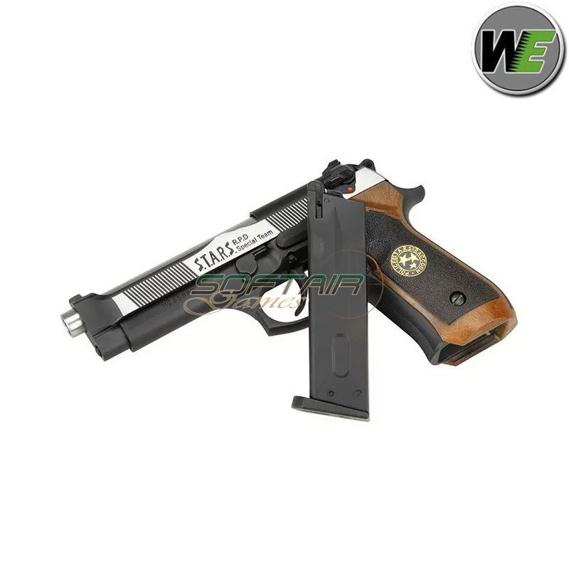 Pistola A Gas M92 Samurai Edge Biohazard BLACK We (we-w2058/002683)