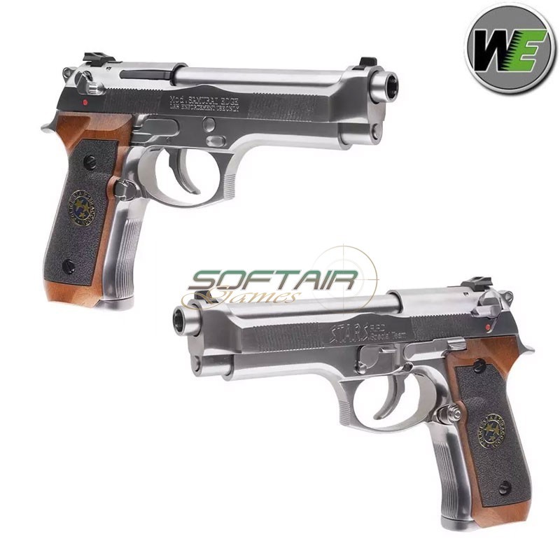 GAS pistol Samurai Edge Standard M9 V.2 Full Auto SILVER We (we-02-017095)