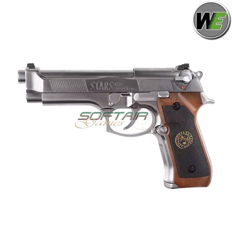 GAS pistol Samurai Edge Standard M9 V.2 Full Auto SILVER We (we-02-017095)
