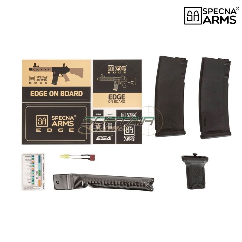 Electric rifle SA-E23 Mk urg cqb style carbine Edge 2.0™ BLACK Specna Arms® (spe-01-030874)