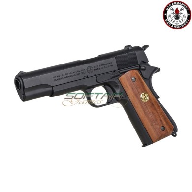 Pistola a Gas 1911 GPM1911 GP2 Black & Brown Grip G&G (gg-m1911-gp2)