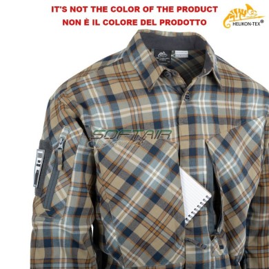 MBDU Flannel Shirt® Timber Olive Plaid Helikon-tex® (ht-ko-mbd-po-pf)