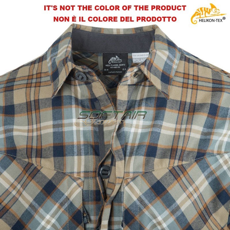 MBDU Flannel Shirt® Ruby Plaid Helikon-tex® (ht-ko-mbd-po-p1)