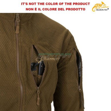 Giacca in pile mod. ALPHA TACTICAL Black Helikon-tex® (ht-bl-alt-fg-01)