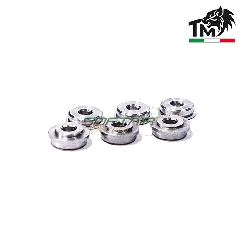 Boccole INOX 8.00mm A.L.P.H.A. EVO! a basso profilo TopMax (tmbc08nx/bpa)