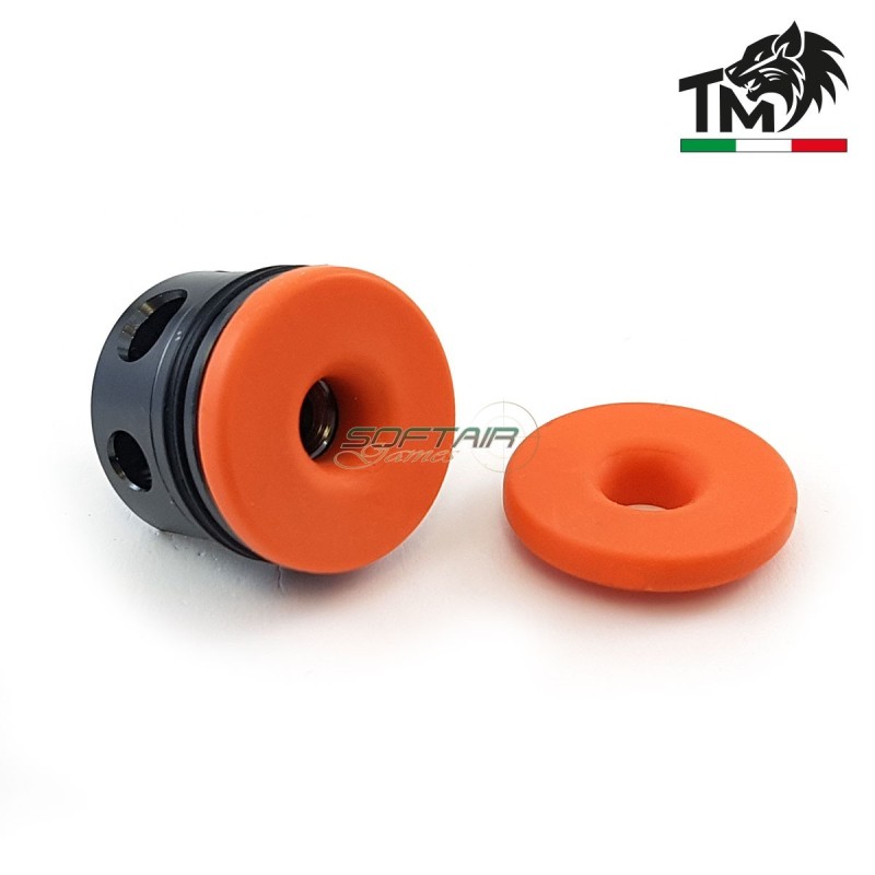HighProfile ERGAL CNC cylinder head with ORANGE PAD TopMax (tcmmv2o-nv)