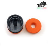 HighProfile ERGAL CNC cylinder head with ORANGE PAD TopMax (tcmmv2o-nv)