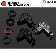 Gruppo Hop Up EON Titanium + RED rotary dial per aeg M4 Gate (gate-eon-hop-tr)