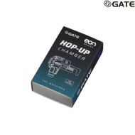 EON Hop-Up Chamber Titanium + CYAN rotary dial for aeg M4 Gate (gate-eon-hop-tc)