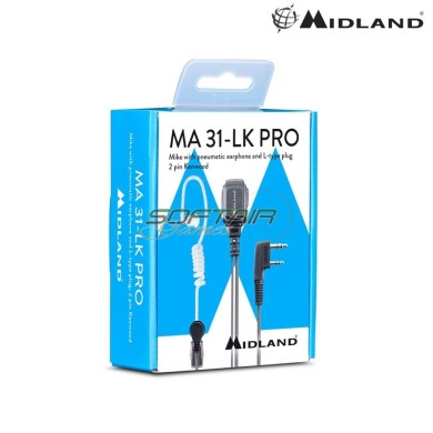 Headset/microphone MA31-LK PRO For Kenwood Model Tyre Midland (c1497.01)