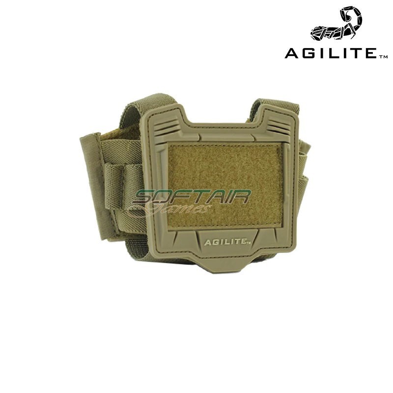 Universal Helmet Cover Rear Pouch Coyote Tan Agilite (8280cyt1sz)
