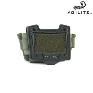 Universal Helmet Cover Rear Pouch RANGER GREEN Agilite (8280rng1sz)