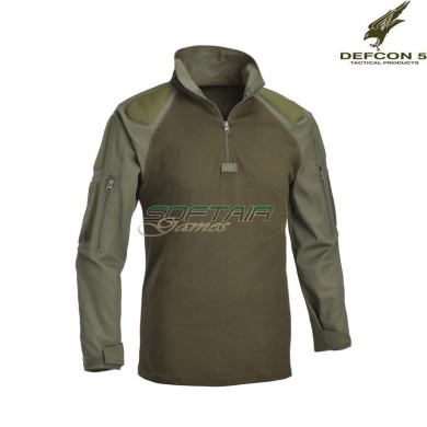 Combat Shirt OD GREEN Rip-Stop with protections Defcon 5 (d5-3433-od)