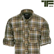 Camicia Contractor Shirt Brown/Green Task Force 2215 (tf-135505-bwgr)