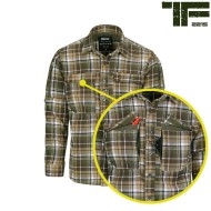 Camicia Contractor Shirt Brown/Green Task Force 2215 (tf-135505-bwgr)