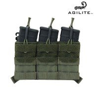 AG3™ PLACARD Triple Mag Pouch RANGER GREEN Agilite (8048rng1sz)
