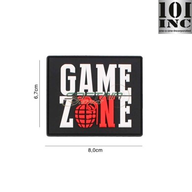 Patch 3D PVC Game Zone 101 inc (inc-5134)
