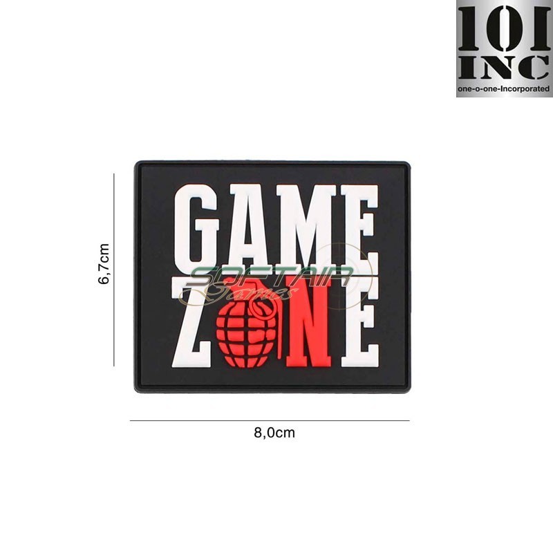 Patch 3D PVC Game Zone 101 inc (inc-5134)