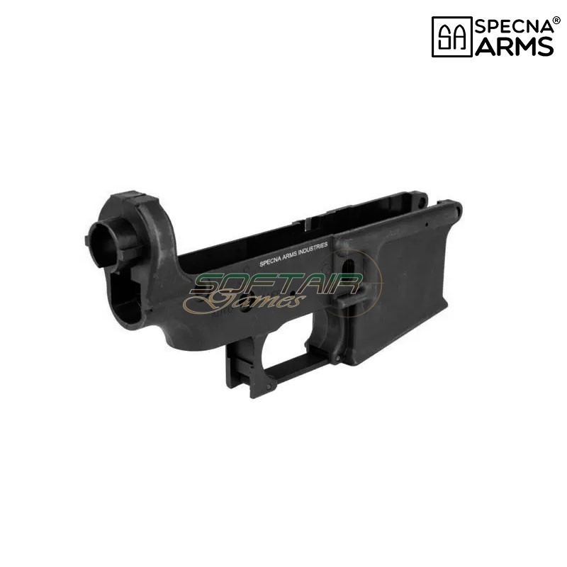 Lower receiver BLACK Core™ SA logo per M4 Specna Arms® (spe-09-027527)