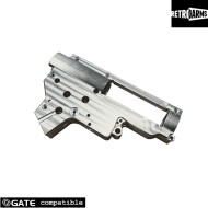 New Pacche Gearbox V2 Silver Cnc QSC 8mm per E&L Retroarms (ra-7231)