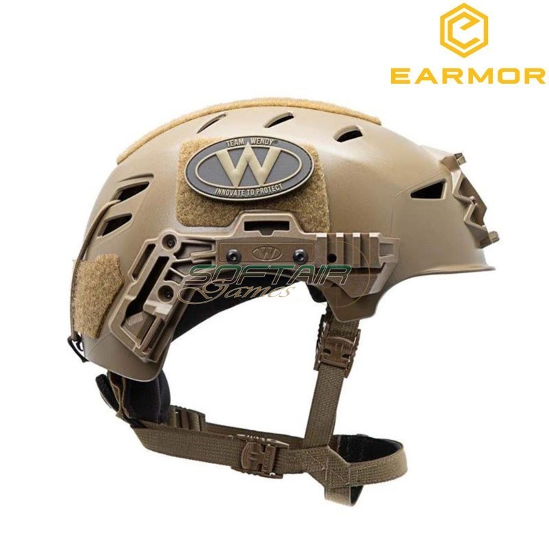 Set 2 Team Wendy EXFIL 3.0 Helmet Rail Attachment Kit Earmor (ea-m12-qd)